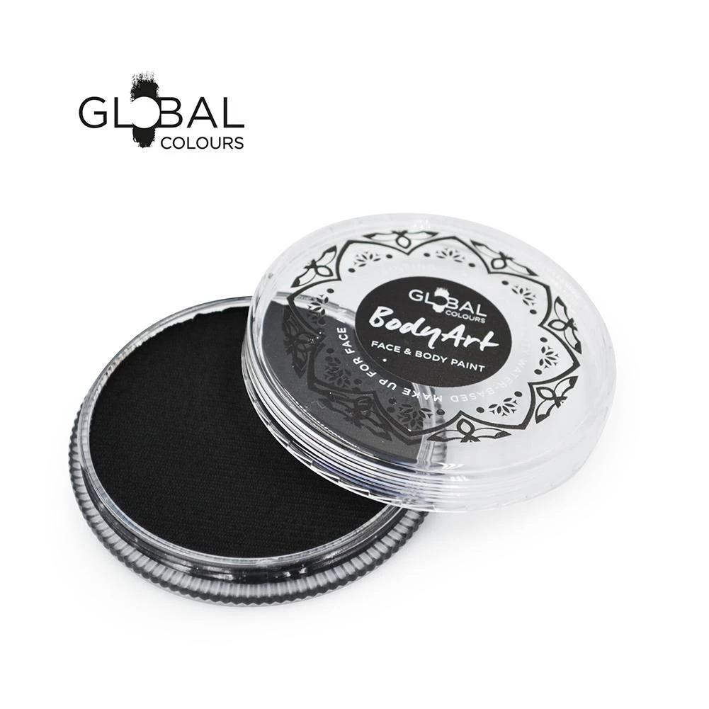 Global Body Art Face Paint Brands Global Colours Black Face Paint - Standard Soft Black (32 Gm) 1 Global Body Art Face Paint Brands Global Colours Black Face Paint - Standard Soft Black (32 Gm)
