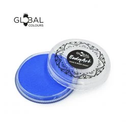 Global Body Art Global Colours Blue Face Paint - Standard Fresh Blue (32 Gm) Face Paint Brands