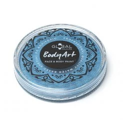 Global Body Art Face Paint Brands Global Colours Blue Face Paint - Pearl Mediterranean Blue (32 Gm)