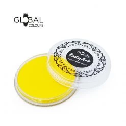 Global Body Art Global Colours Yellow Face Paint - Standard Yellow Light (32 Gm)