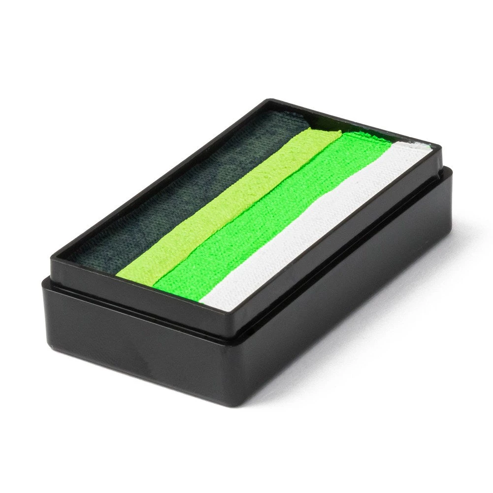 Global Body Art Face Paint Brands Global Colours Magnetic One Stroke Split Cake - Bright Leaf (25 Gm) 1 Global Body Art Face Paint Brands Global Colours Magnetic One Stroke Split Cake - Bright Leaf (25 Gm)