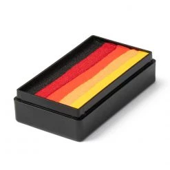 Global Body Art Global Colours Magnetic One Stroke Split Cake - Dragon Fire (25 Gm) Face Paint Brands