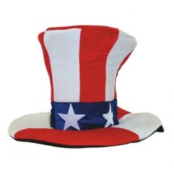 Jacobson Hat Giant Velvet Uncle Sam Top Hat