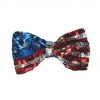 Jacobson Hat Ties & Bow Ties RWB Sequin Bow Tie