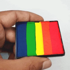 Fusion Body Art Rainbow Split Cake - Neon Rainbow (50 Gm)