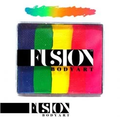Fusion Body Art Rainbow Split Cake - Neon Rainbow (50 Gm)