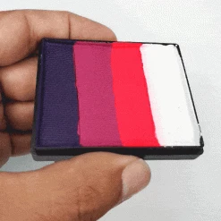 Face Paint Brands Fusion Body Art Rainbow Split Cake - Power Princess (50 Gm)