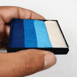 Face Paint Brands Fusion Body Art Rainbow Split Cake - Frozen Shimmer (50 Gm)