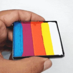 Face Paint Brands Fusion Body Art Rainbow Split Cake - Summer Sunrise (50 Gm)