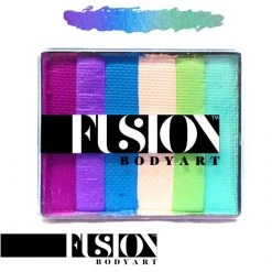 Fusion Body Art Rainbow Split Cake - Mermaid Dreams (50 Gm) Face Paint Brands