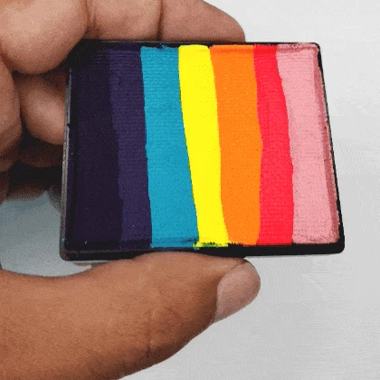 Fusion Body Art Split Cake - Leanne's Tropical Butterfly (50 Gm) Face Paint Brands 2 Fusion Body Art Split Cake - Leanne's Tropical Butterfly (50 Gm) Face Paint Brands