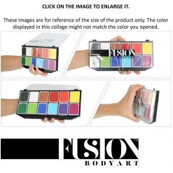 Face Paint Brands Fusion Body Art Sampler Palette (12 Colors/7 Gm)