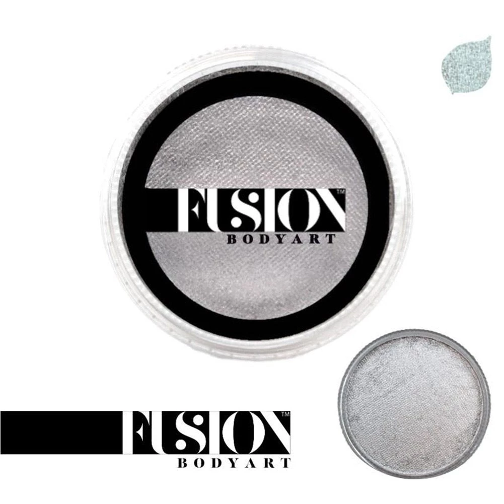 Fusion Body Art Face & Body Paint - Pearl Metallic Silver (32 Gm) Face Paint Brands 1 Fusion Body Art Face & Body Paint - Pearl Metallic Silver (32 Gm) Face Paint Brands