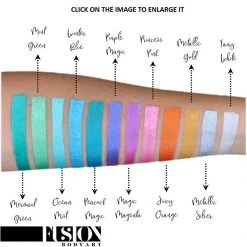 Fusion Body Art Face & Body Paint - Pearl Ocean Mist (25 Gm) Face Paint Brands