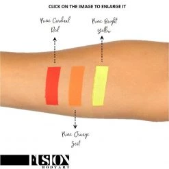 Face Paint Brands Fusion Body Art Face & Body Paint - Prime Orange Zest (32 Gm)
