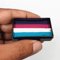 Fusion Body Art One Stroke Split Cake - Wild Berry (30 Gm) Face Paint Brands