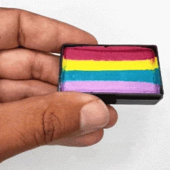 Face Paint Brands Fusion Body Art One Stroke Split Cake - Spring Rainbow (30 Gm)