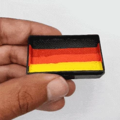 Face Paint Brands Fusion Body Art One Stroke Split Cake - Fire Flames (30 Gm)