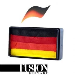 Face Paint Brands Fusion Body Art One Stroke Split Cake - Fire Flames (30 Gm)