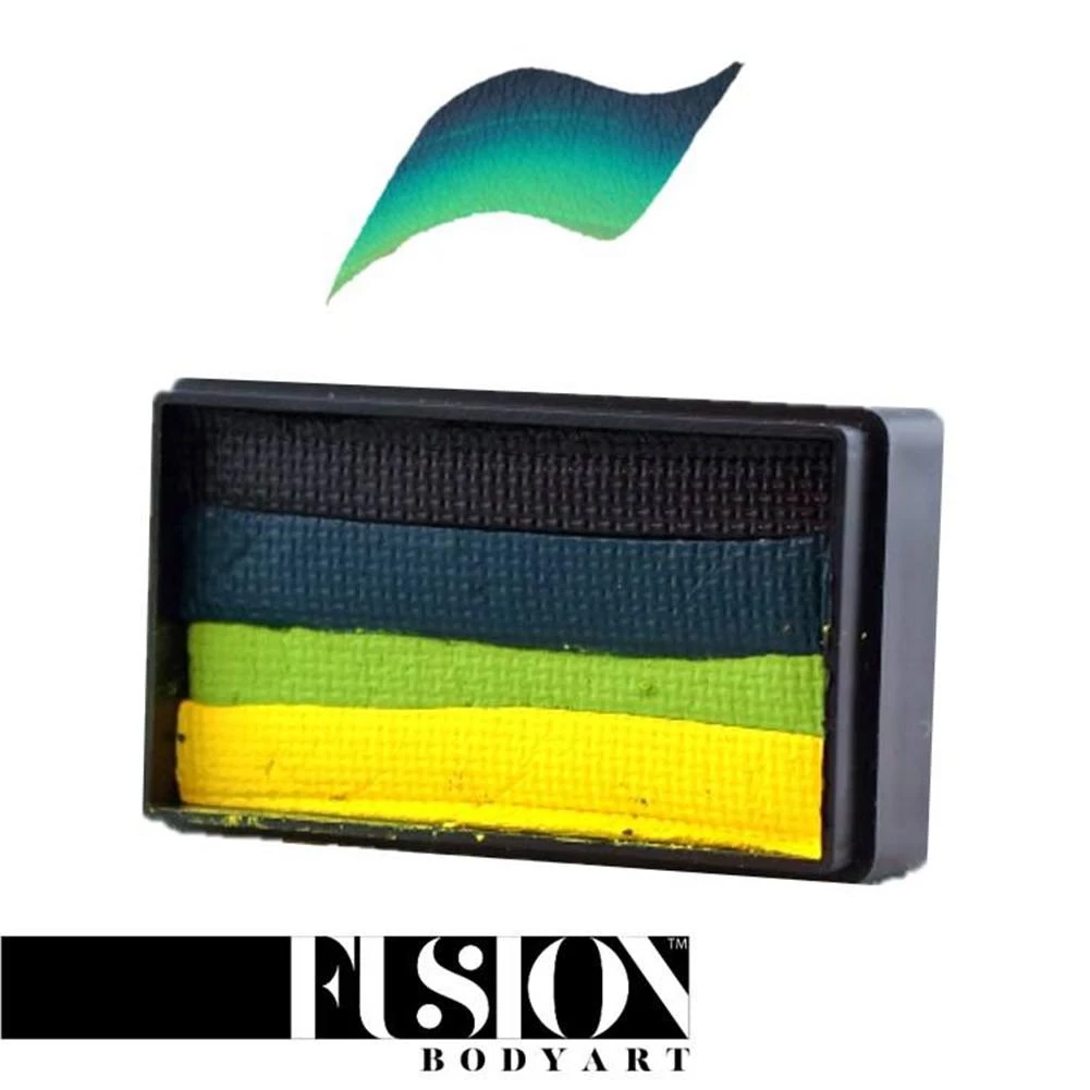 Fusion Body Art One Stroke Split Cake - Jungle Snake (30 Gm) 1 Fusion Body Art One Stroke Split Cake - Jungle Snake (30 Gm)