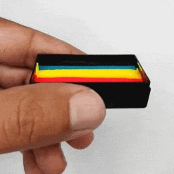 Fusion Body Art One Stroke Split Cake - Leanne's Neon Rainbow (30 Gm) Face Paint Brands