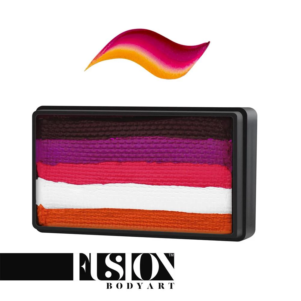 Fusion Body Art One Stroke Split Cake - Leanne's Berry Pretty (30 Gm) Face Paint Brands 1 Fusion Body Art One Stroke Split Cake - Leanne's Berry Pretty (30 Gm) Face Paint Brands
