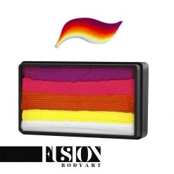 Fusion Body Art One Stroke Split Cake - Leanne's Sunshine (30 Gm) Face Paint Brands