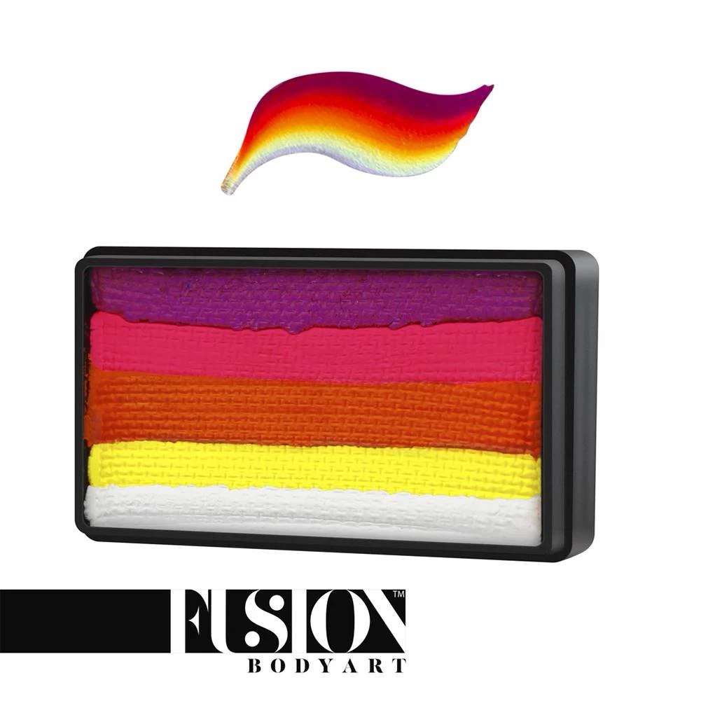 Fusion Body Art One Stroke Split Cake - Leanne's Sunshine (30 Gm) Face Paint Brands 1 Fusion Body Art One Stroke Split Cake - Leanne's Sunshine (30 Gm) Face Paint Brands