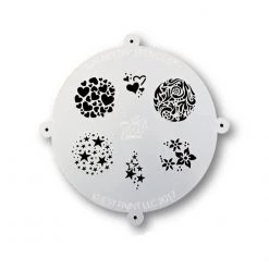 TAP Stencils Galaxy TAP Face Paint Stencil - Fanciful Air Brush Supplies