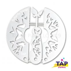 TAP Stencils Air Brush Supplies TAP Face Paint Stencil Set - Butterfly Trilogy