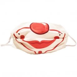 ClownAntics Masks Clown Mask Cover - Smile, 2-ply Reusable Face Mask