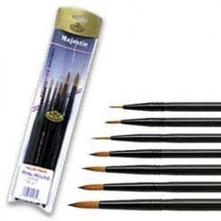 Royal Brush Brushes & Tools Majestic Round Brush Set (7 Pack)