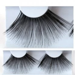 Kryolan Makeup Black Feathery Long Eyelashes