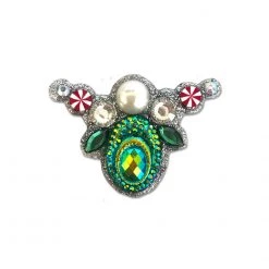 Clown Antics Glitter & Glitter Tattoo Gem Cluster - Yuletide (1/pk)