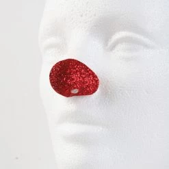 Jim Howle Clown Noses - Sparkle Red Style 5C (Round, 1 1/8" Wide) Professional Noses