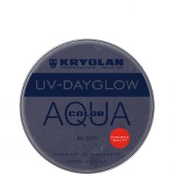 Kryolan Aquacolor Black UV Dayglow Cosmetic Grade (8 Ml) Face Paint Brands