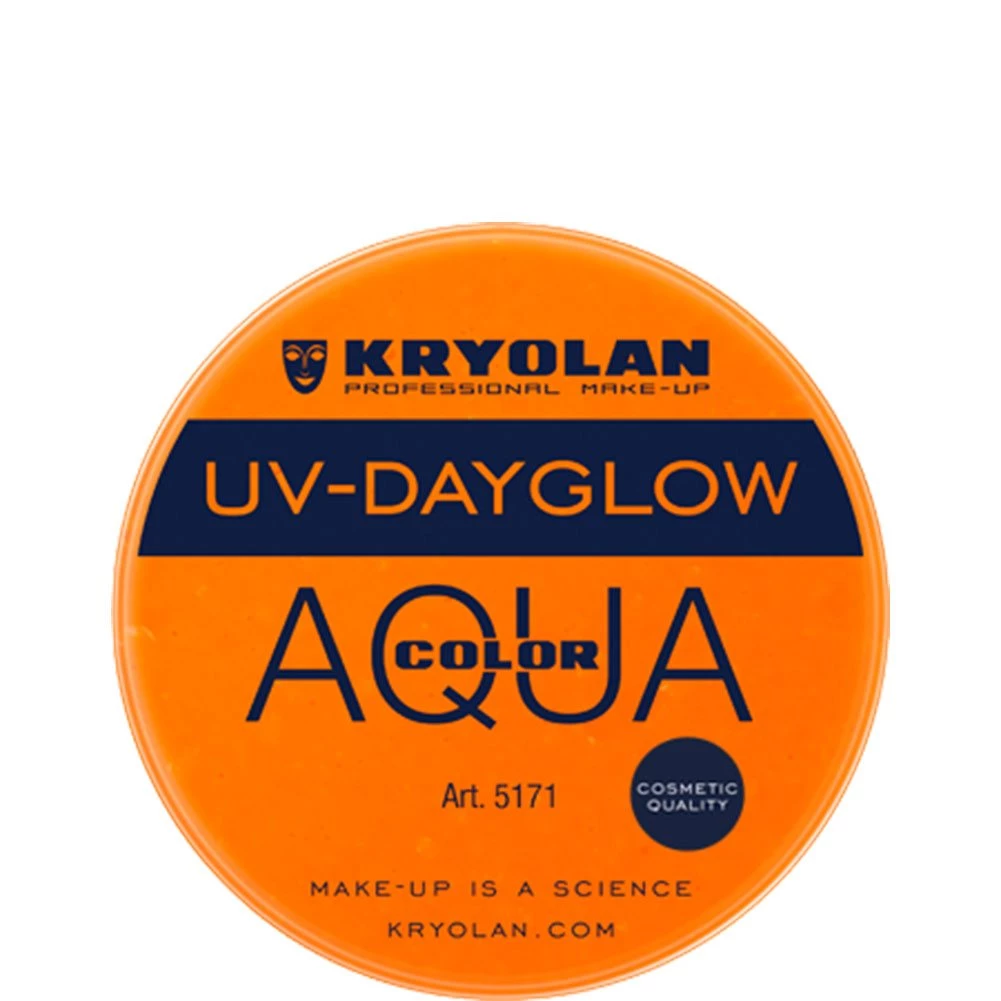 Face Paint Brands Kryolan Aquacolor Orange UV Dayglow Cosmetic Grade (8 Ml) 1 Face Paint Brands Kryolan Aquacolor Orange UV Dayglow Cosmetic Grade (8 Ml)