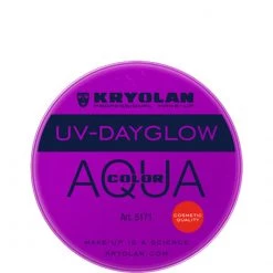 Face Paint Brands Kryolan Aquacolor Purple UV Dayglow Cosmetic Grade (8 Ml)