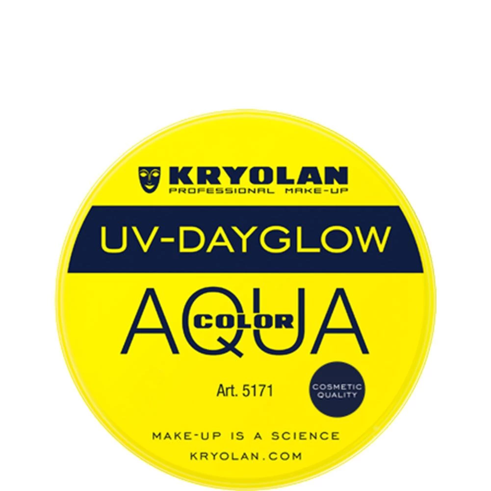 Face Paint Brands Kryolan Aquacolor Yellow UV Dayglow Cosmetic Grade (8 Ml) 1 Face Paint Brands Kryolan Aquacolor Yellow UV Dayglow Cosmetic Grade (8 Ml)
