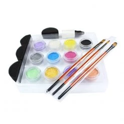 Kryvaline 12 Color Creamy Pearly Colors Starter Kit (10 Gm) Face Paint Brands