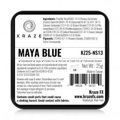 Face Paint Brands Kraze FX Square - Maya Blue - Non Staining (25 Gm)