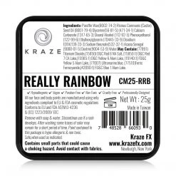 Kraze FX Dome Cake - Really Rainbow (25 Gm) Face Paint Brands