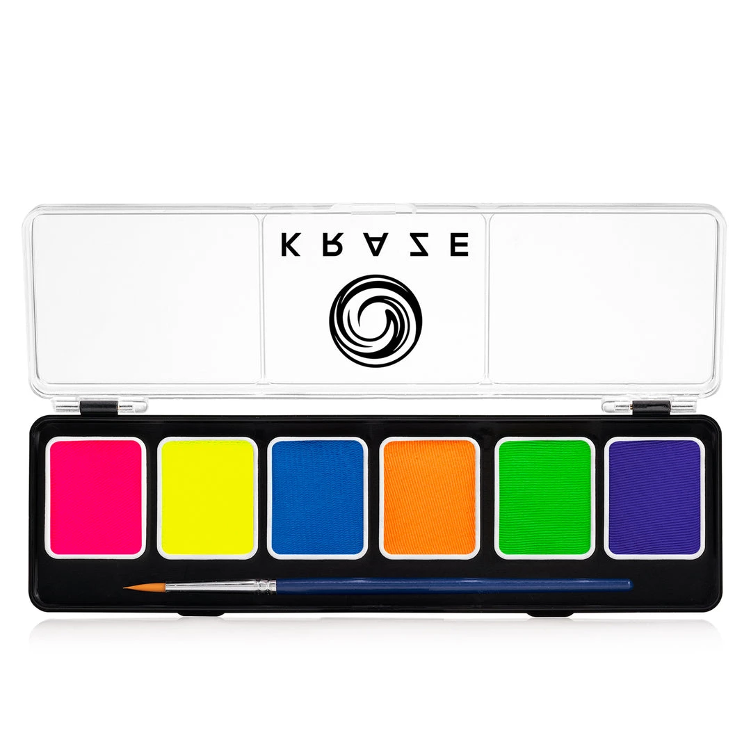 Kraze FX 6 Color Palette - Neon (6 X 6 Gm) 1 Kraze FX 6 Color Palette - Neon (6 X 6 Gm)