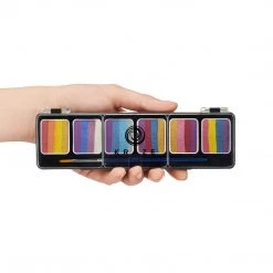 Face Paint Brands Kraze FX 6 One Stroke Metallic Split Cake Palette - Splash Glam (6 X 6 Gm)