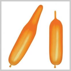 Qualatex 321 Bee Body Balloons - Orange (No Tip Color) (100/bag)