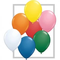 Qualatex 5" Round - 100ct - Standard Assortment Balloons By Color