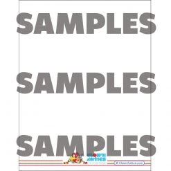 Clown Antics Colorful Restaurant Syle Balloon Menu - Hats & Swords Balloon Accessories