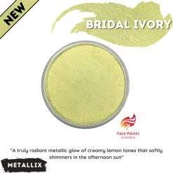 Face Paints Australia Face Paint Brands Face Paint Australia - Metallix Bridal Ivory (30 Gm)