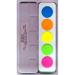 Face Paint Brands Kryolan UV Day Glow Face Paint Palette (5 Colors)