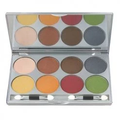 Kryolan Warm Viva Pro Powder Palettes FR2 (8 Colors) Makeup